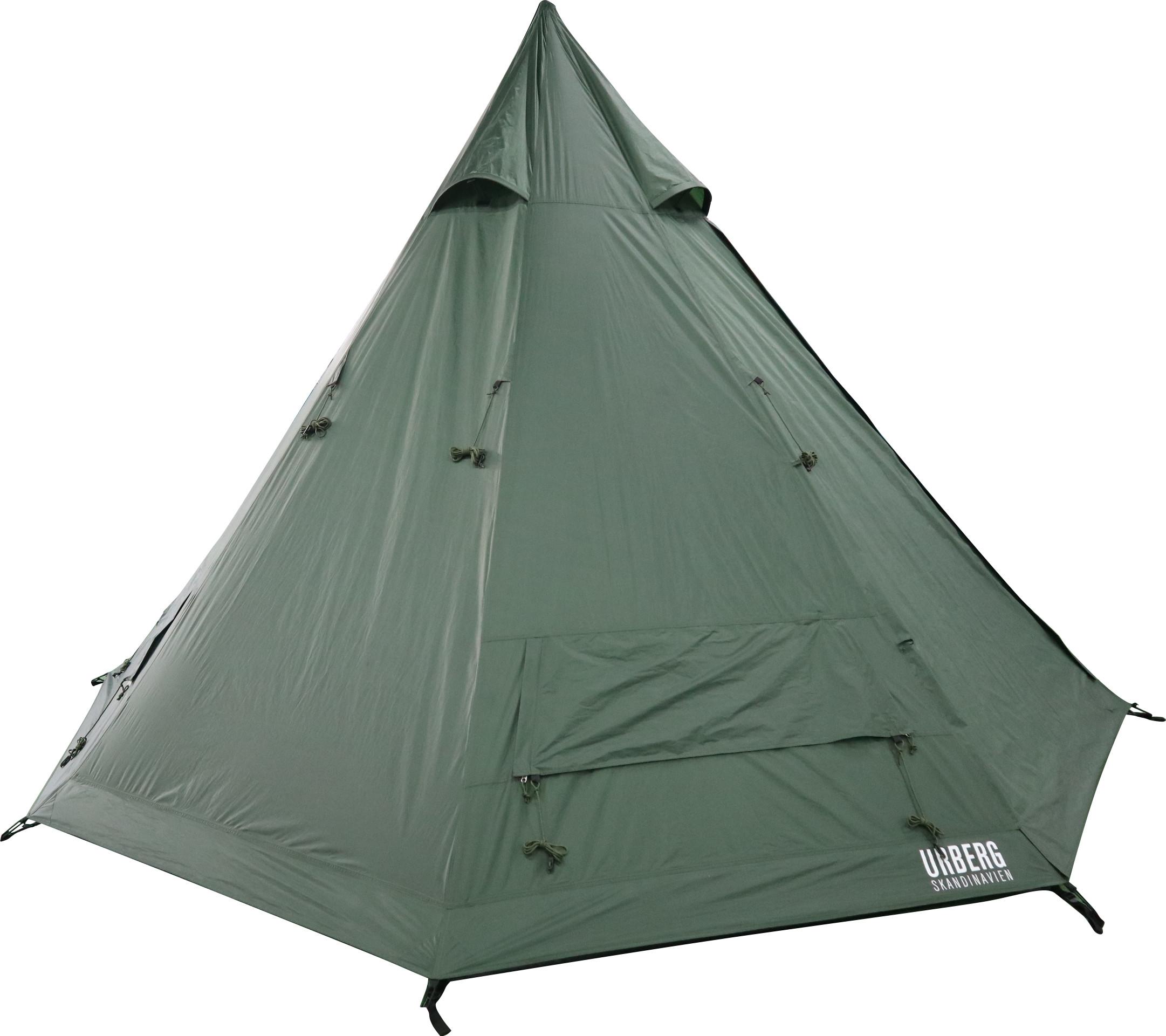 Urberg Tipi Tent 5-person 2.0 i Kombu Green farge
