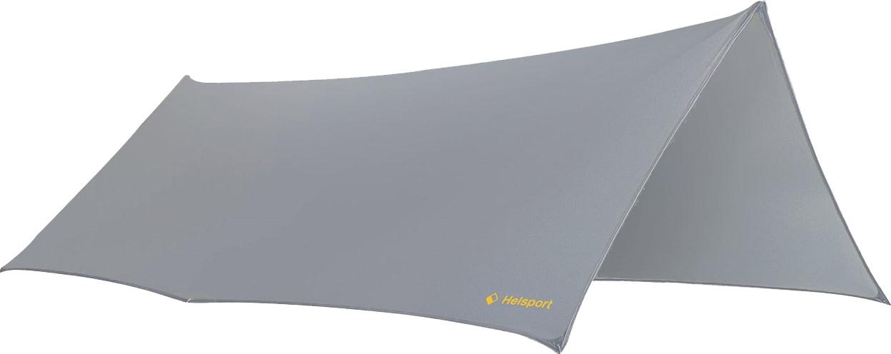 Helsport Adventure SL 4 Tarp Stone Gray/Sunset Yellow – superlight tarp for ryggsekktur
