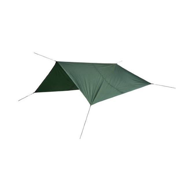 Bergans Tarp Large Green – stor polyestertarp 440x440 cm