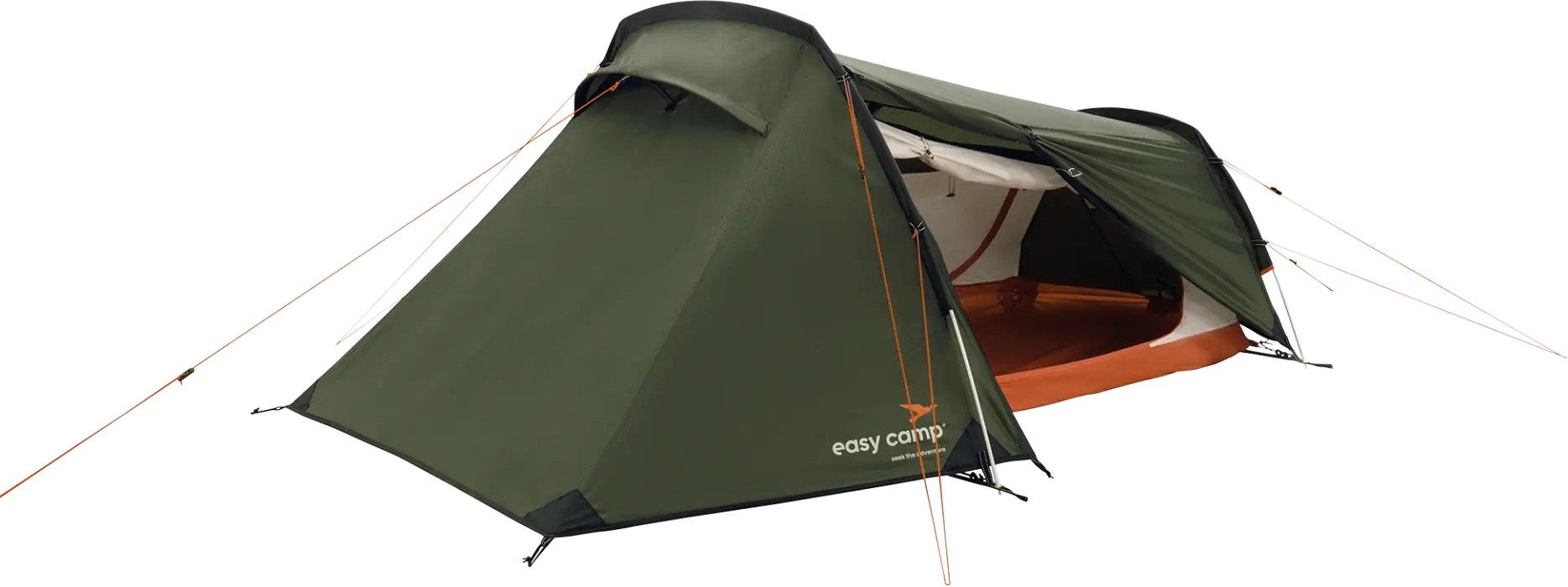 Easy Camp Sarek 2 tunneltelt i mørk grønn farge